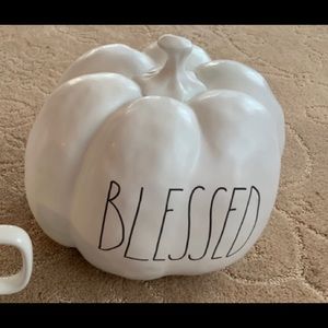 Large Rae Dunn Blessed Pumpkin